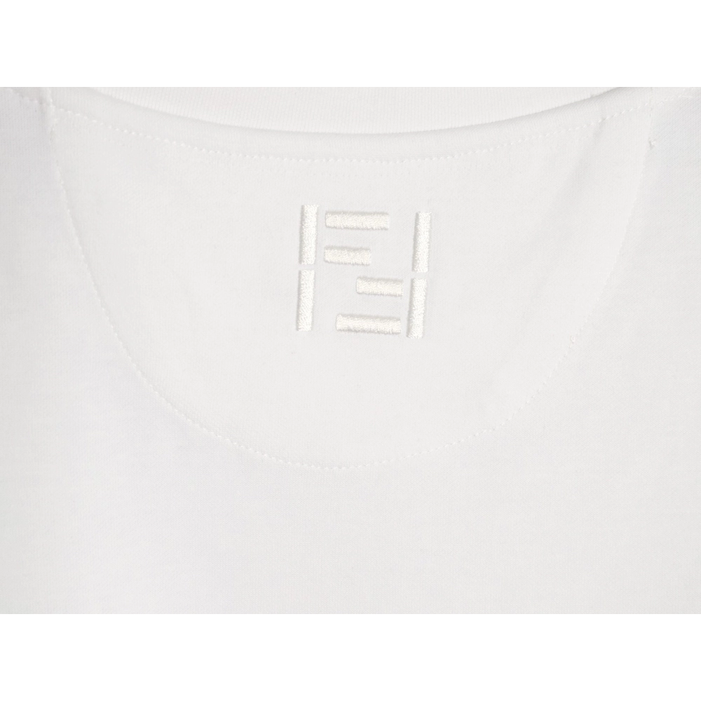 Fendi pocket elastic drawstring short-sleeved T-shirt,Fendi