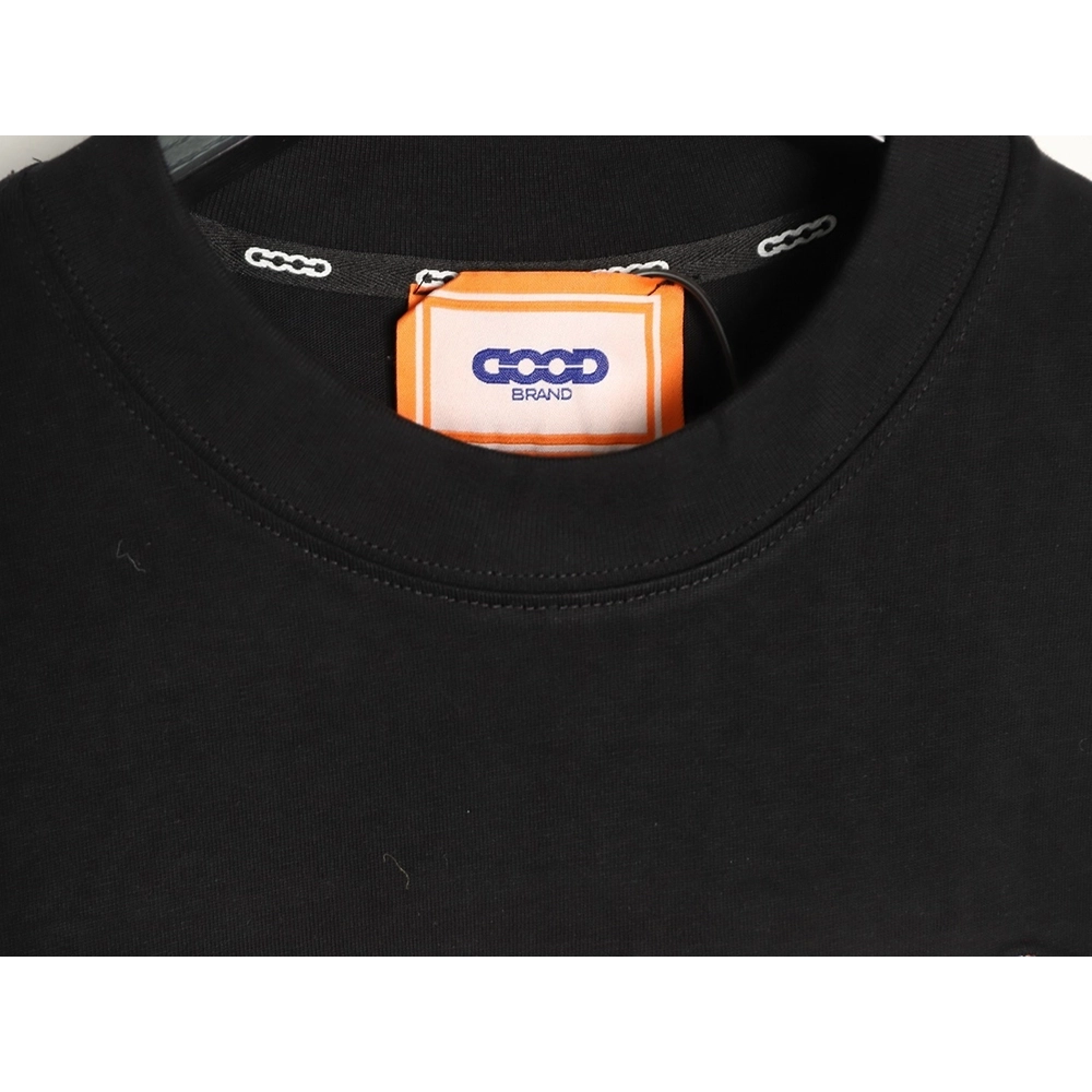 Good Brand Flocked Embroidery Horse Racing Short-Sleeve T-Shirt,Good Brand