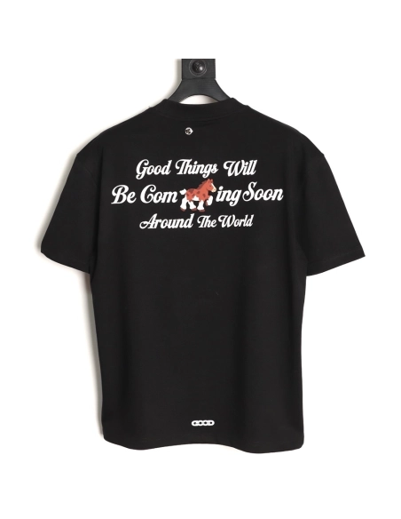 Good Brand Foamed Denim Rhinestone Short-Sleeve T-Shirt TSK1,Good Brand
