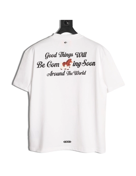 Good Brand Foamed Denim Rhinestone Short-Sleeve T-Shirt,Good Brand