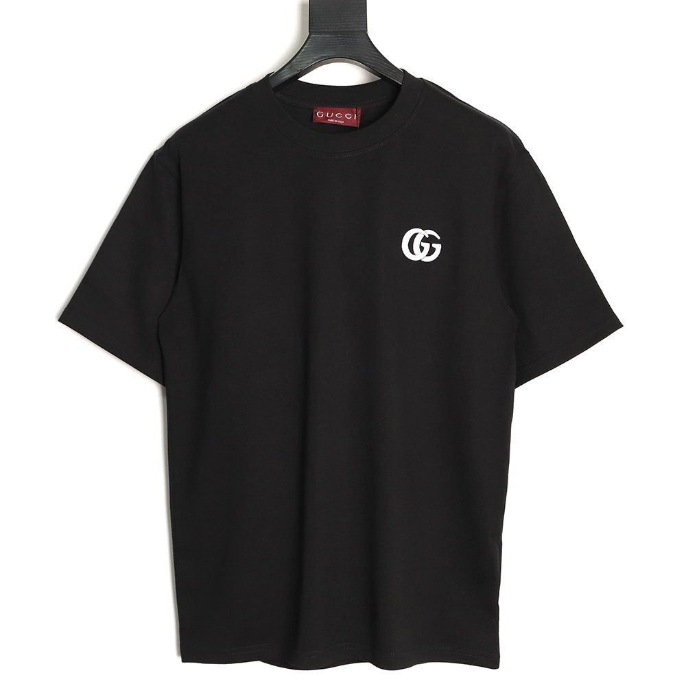 Gucci Interlocking Double G Embroidered Short-Sleeve T-Shirt TSK2,Gucci