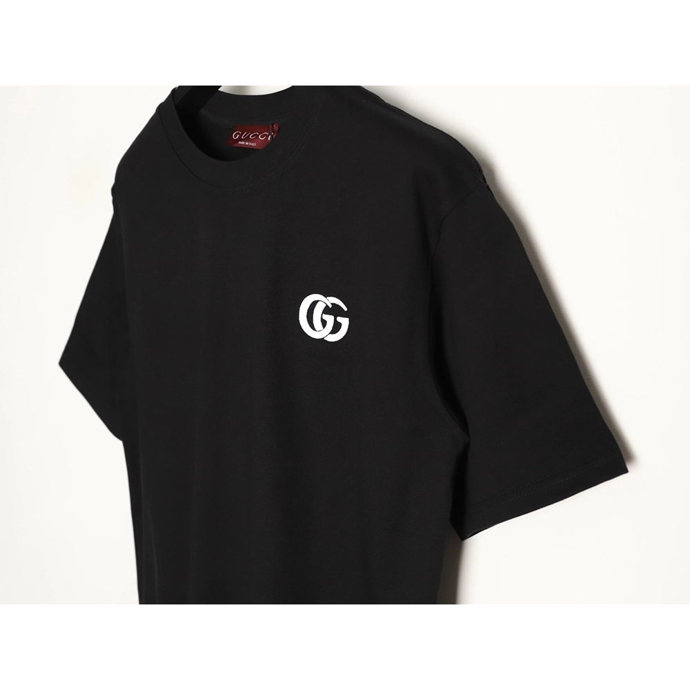 Gucci Interlocking Double G Embroidered Short-Sleeve T-Shirt TSK2,Gucci