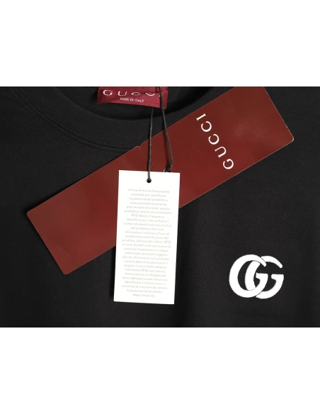 Gucci Interlocking Double G Embroidered Short-Sleeve T-Shirt TSK2,Gucci