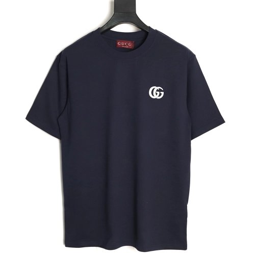 Gucci Interlocking Double G Embroidered Short-Sleeve T-Shirt TSK1,Gucci