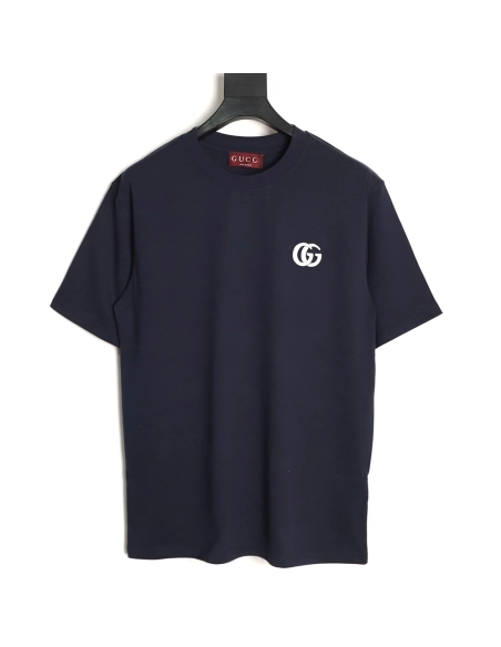 Gucci Interlocking Double G Embroidered Short-Sleeve T-Shirt TSK1,Gucci