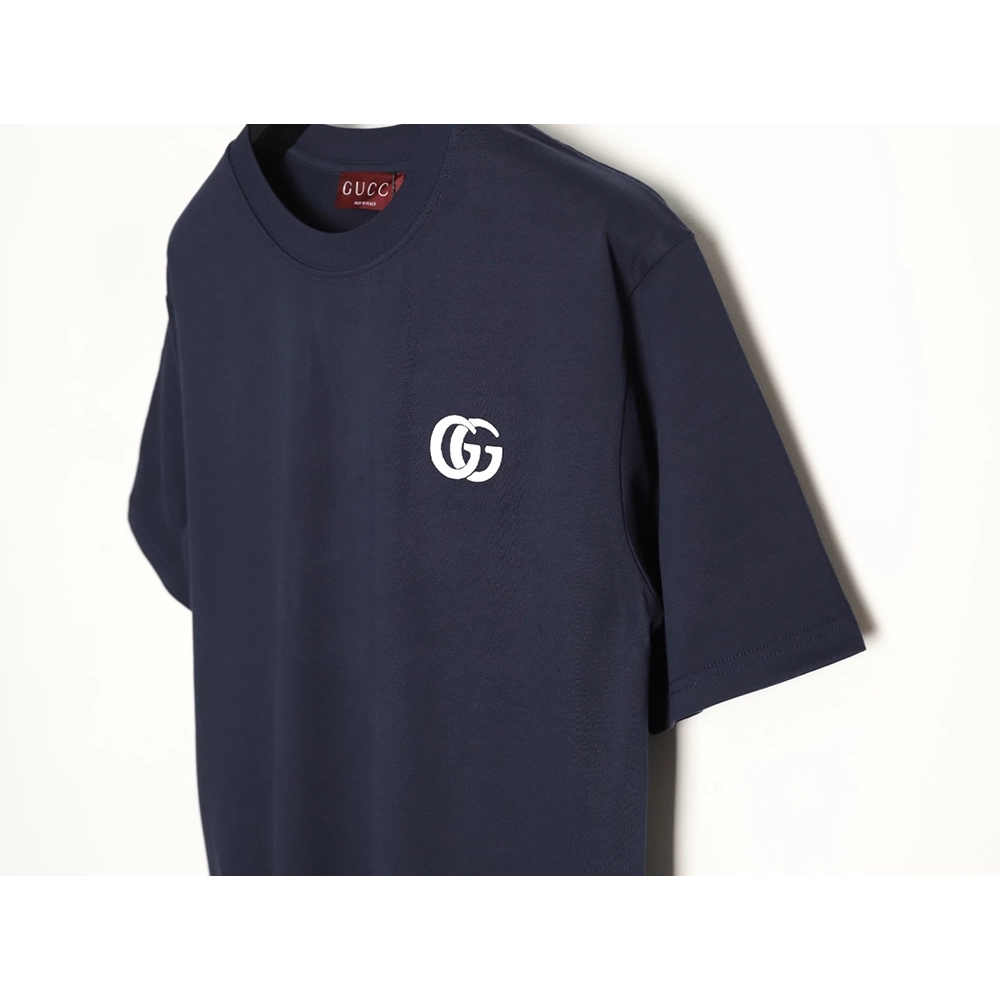 Gucci Interlocking Double G Embroidered Short-Sleeve T-Shirt TSK1,Gucci