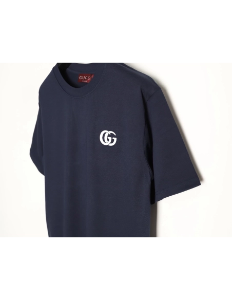 Gucci Interlocking Double G Embroidered Short-Sleeve T-Shirt TSK1,Gucci