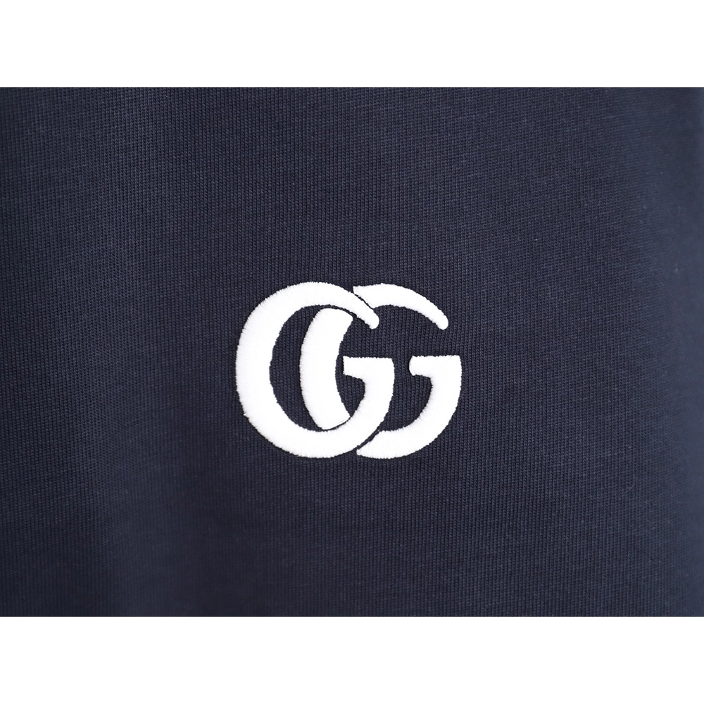 Gucci Interlocking Double G Embroidered Short-Sleeve T-Shirt TSK1,Gucci