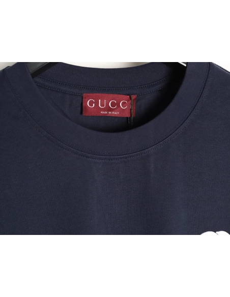Gucci Interlocking Double G Embroidered Short-Sleeve T-Shirt TSK1,Gucci
