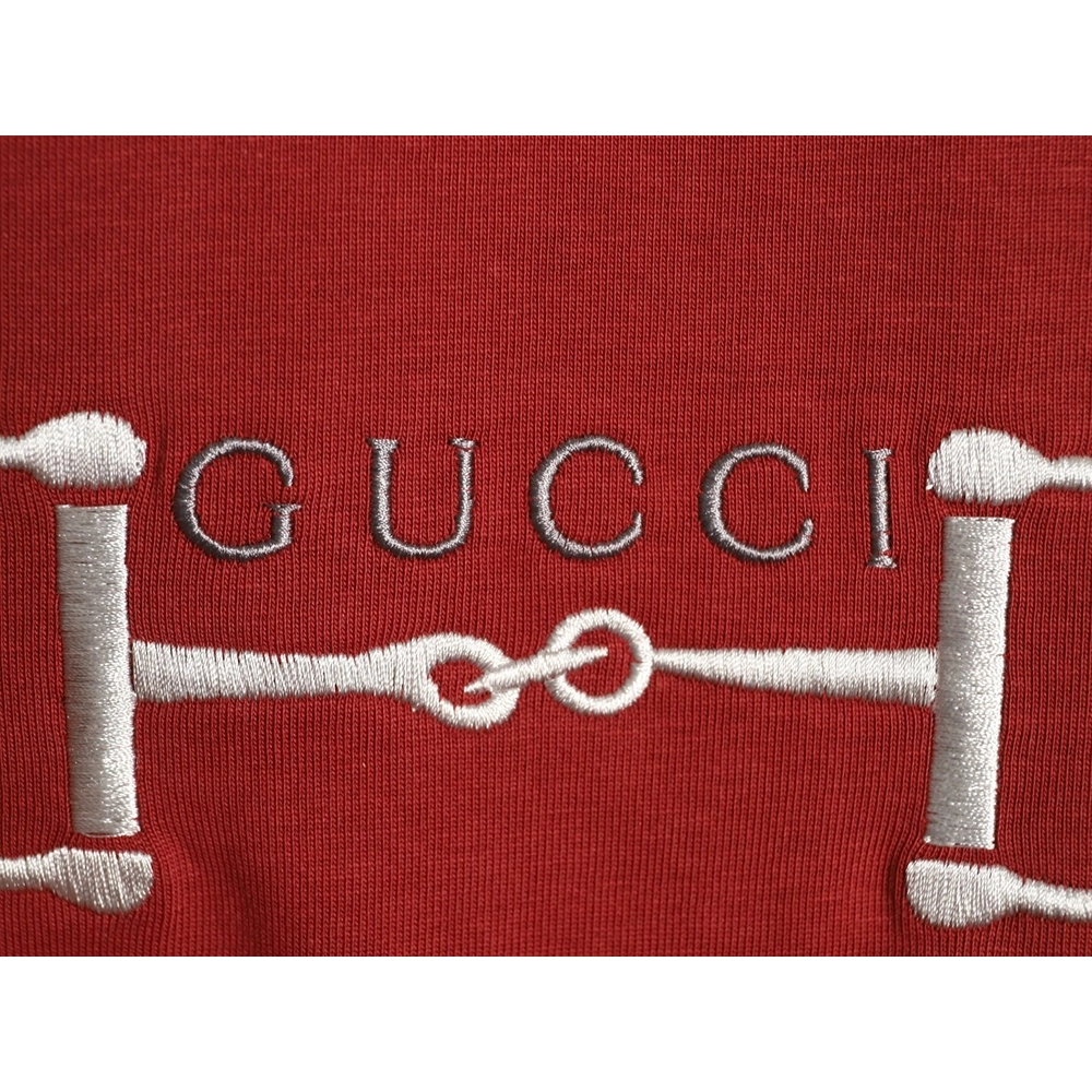 Gucci Two-Tone Horsebit Web Short-Sleeve T-Shirt TSK1,Gucci