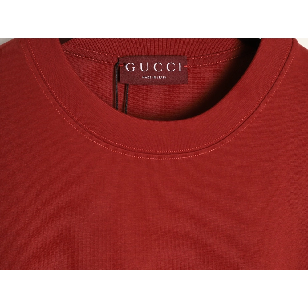 Gucci Two-Tone Horsebit Web Short-Sleeve T-Shirt TSK1,Gucci