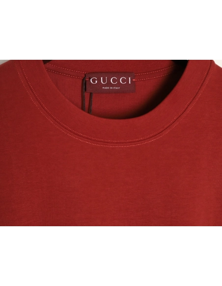 Gucci Two-Tone Horsebit Web Short-Sleeve T-Shirt TSK1,Gucci