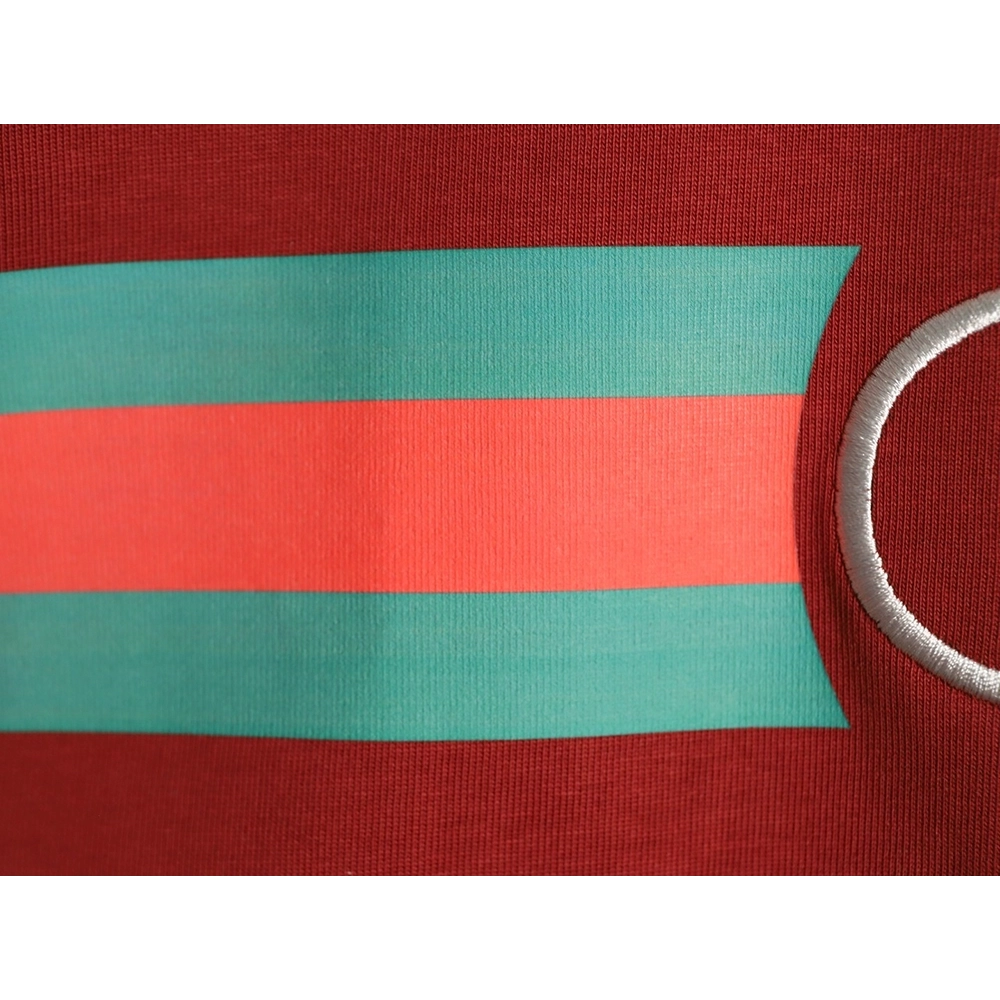 Gucci Two-Tone Horsebit Web Short-Sleeve T-Shirt TSK1,Gucci