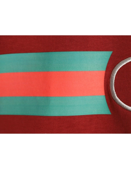 Gucci Two-Tone Horsebit Web Short-Sleeve T-Shirt TSK1,Gucci