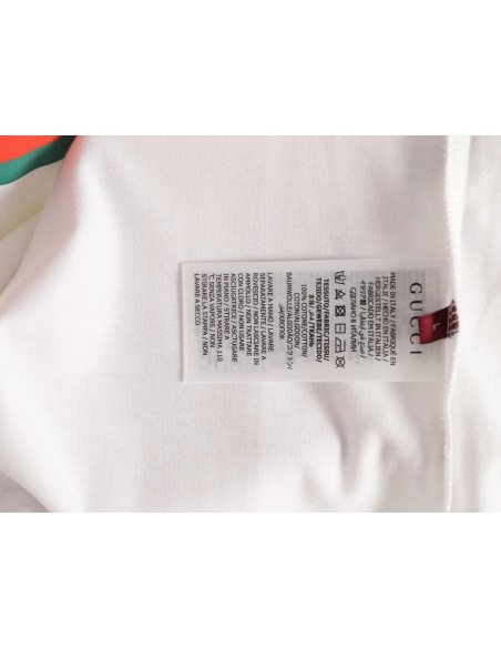 Gucci Two-Tone Horsebit Web Short-Sleeve T-Shirt,Gucci