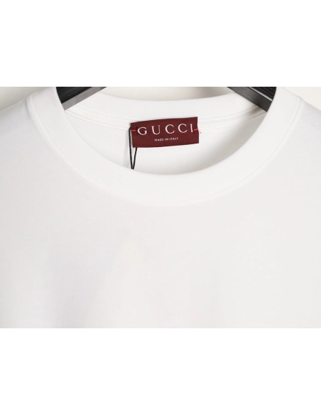 Gucci Two-Tone Horsebit Web Short-Sleeve T-Shirt,Gucci