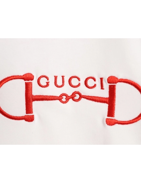 Gucci Two-Tone Horsebit Web Short-Sleeve T-Shirt,Gucci