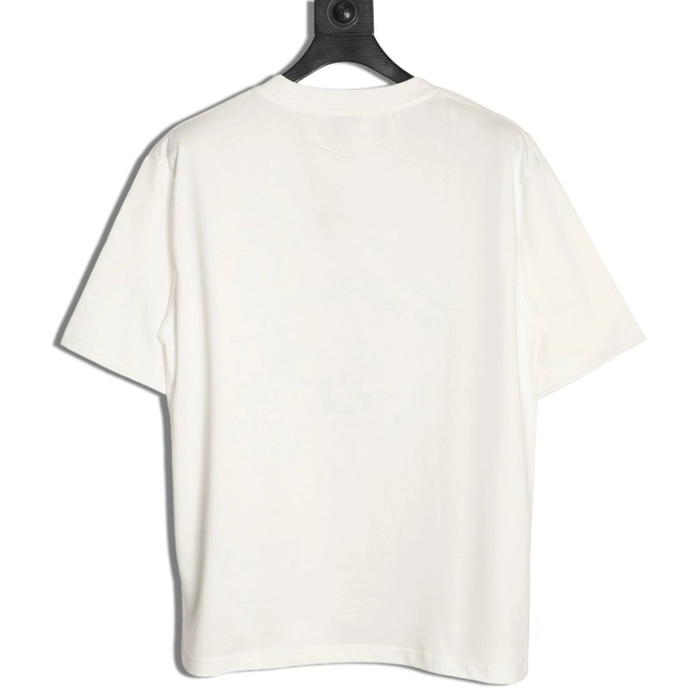 Loewe Irregular Logo Contrast-Color Foam-Printed Short-Sleeve T-Shirt,Loewe