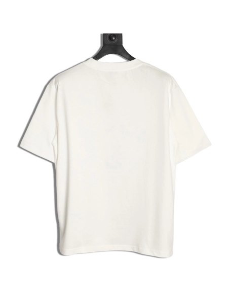 Loewe Irregular Logo Contrast-Color Foam-Printed Short-Sleeve T-Shirt,Loewe