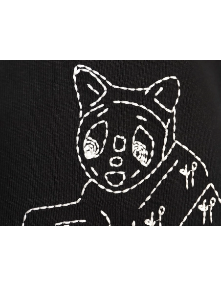 Loewe Louis Wain Collaboration Cat Stripe Short-Sleeve T-Shirt TSK1,Loewe