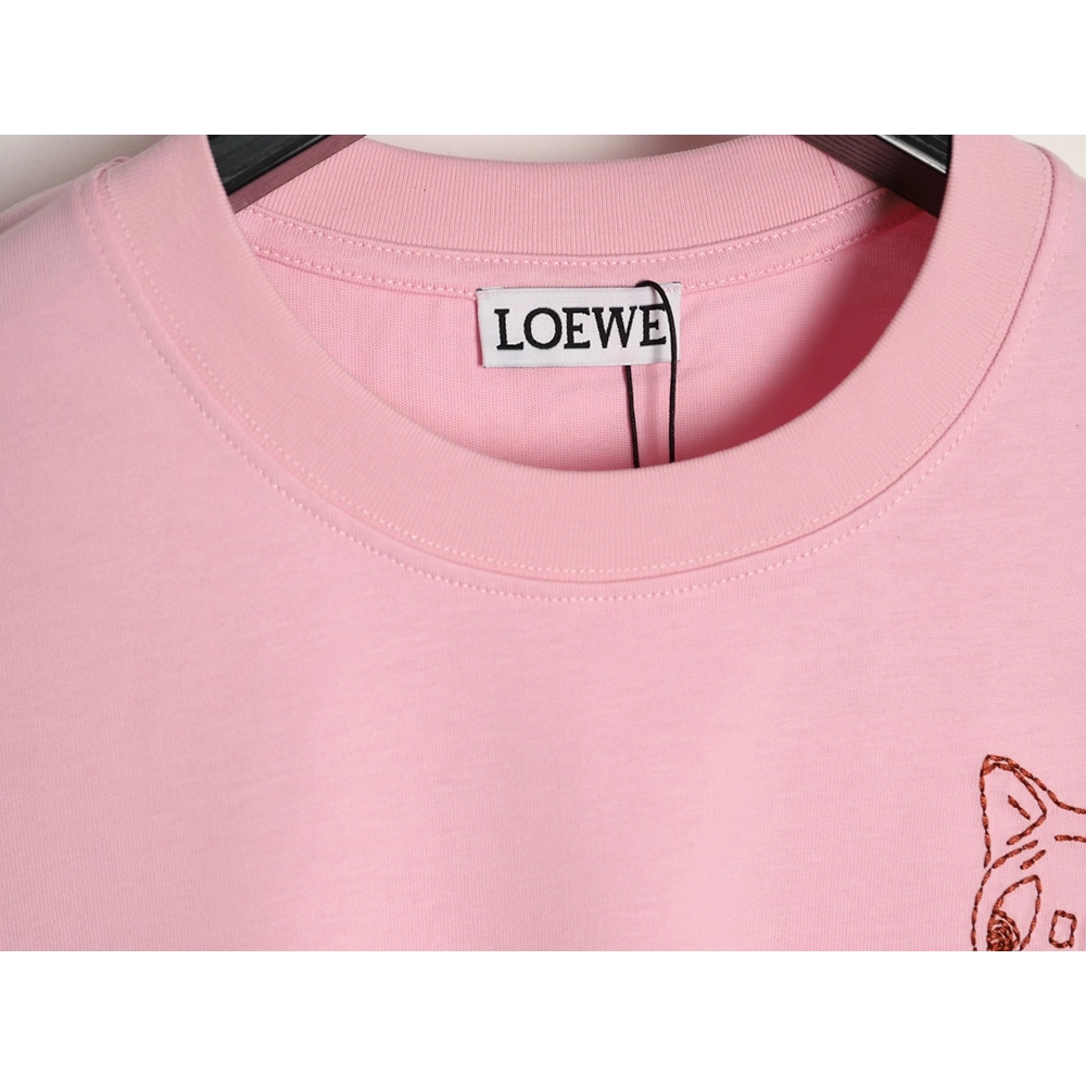 Loewe Louis Wain Collaboration Cat Stripe Short-Sleeve T-Shirt,Loewe