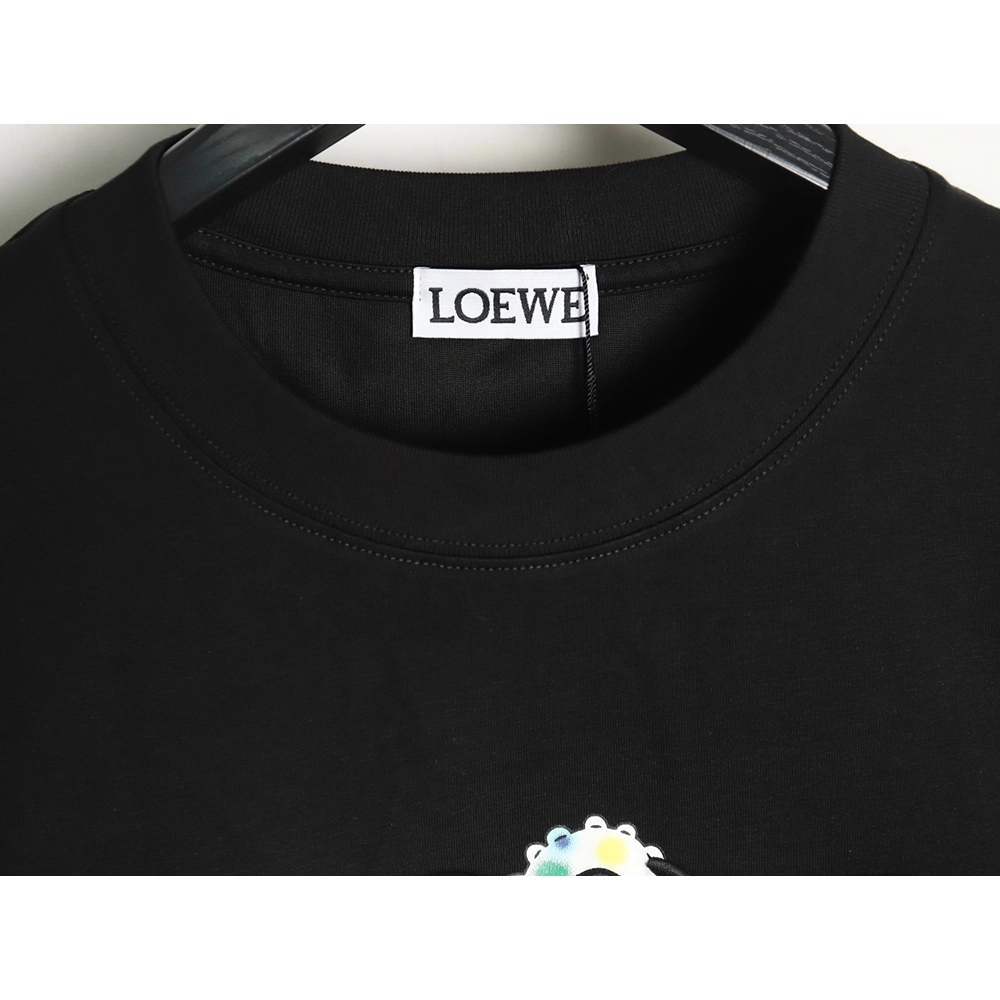 Loewe Octopus-Print Embroidered Short-Sleeve T-Shirt TSK1,Loewe