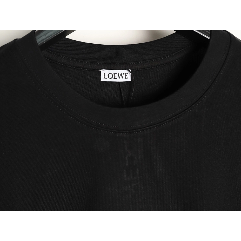 LOEWE On Running Embroidered Letter Logo Short-Sleeve T-Shirt TSK1,Loewe