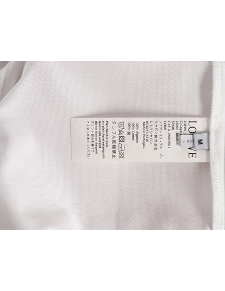 LOEWE On Running Embroidered Letter Logo Short-Sleeve T-Shirt,Loewe