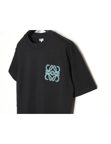 Loewe Thorns Logo Embroidered Short-Sleeve T-Shirt TSK1,Loewe