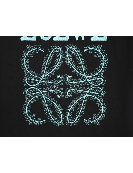 Loewe Thorns Logo Embroidered Short-Sleeve T-Shirt TSK1,Loewe