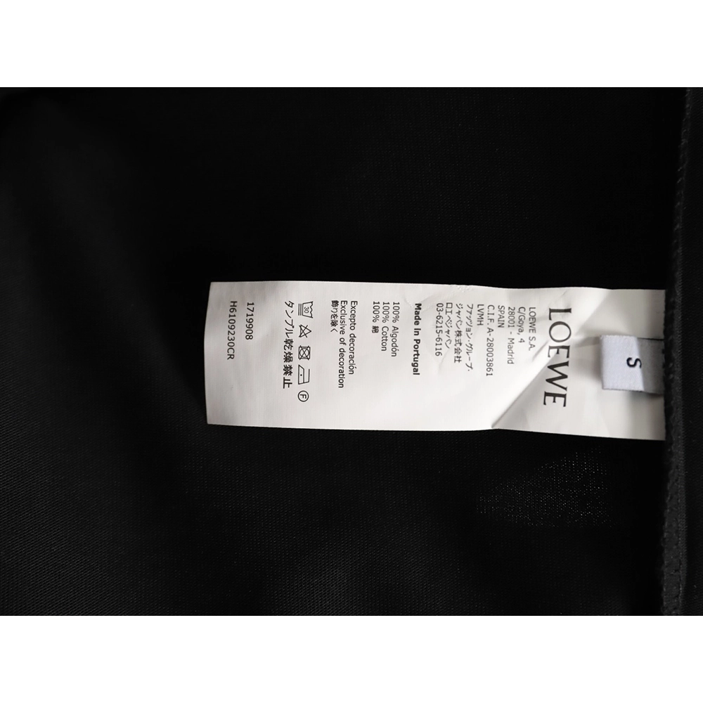 Loewe Thorns Logo Embroidered Short-Sleeve T-Shirt TSK1,Loewe