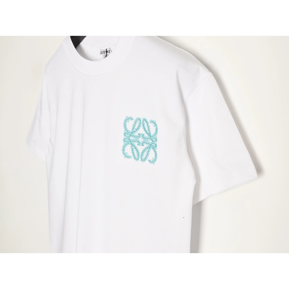 Loewe Thorns Logo Embroidered Short-Sleeve T-Shirt,Loewe
