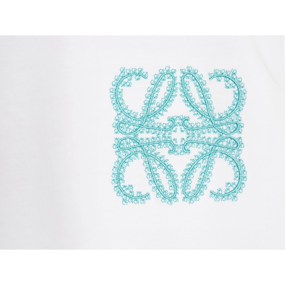 Loewe Thorns Logo Embroidered Short-Sleeve T-Shirt,Loewe