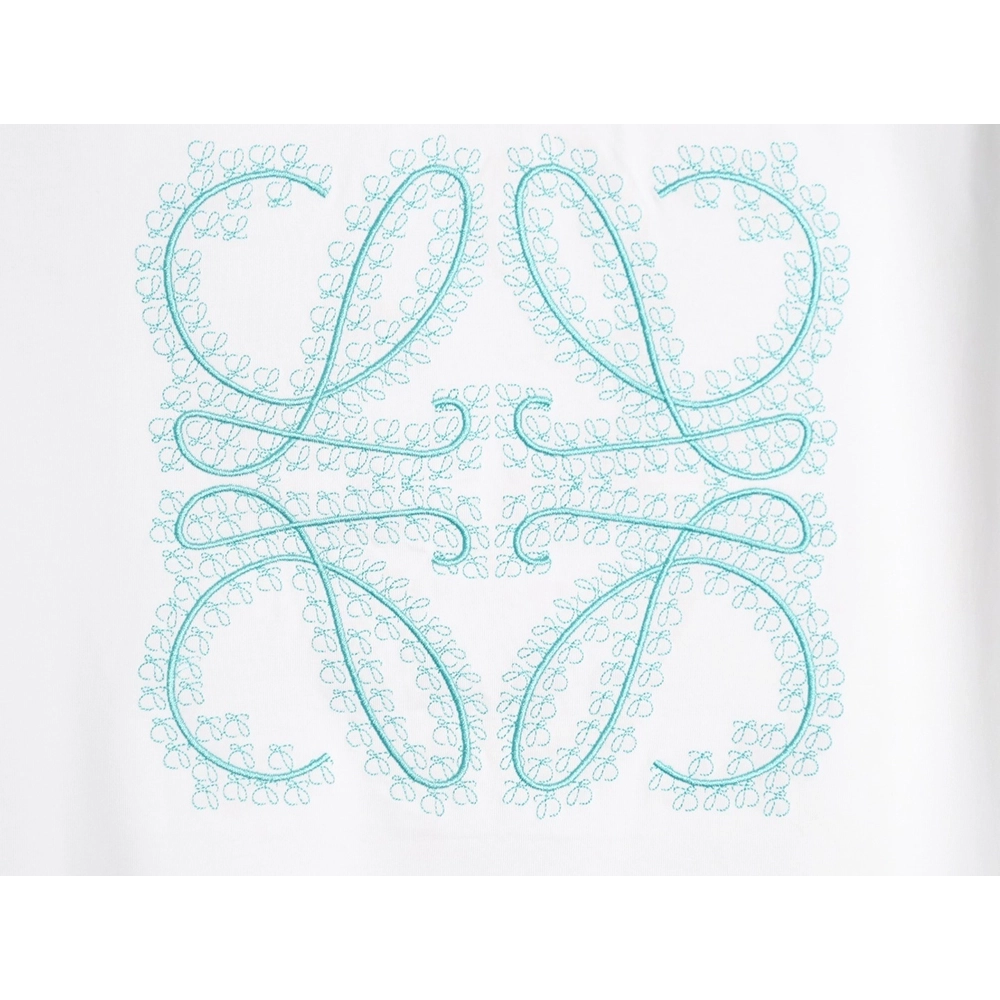 Loewe Thorns Logo Embroidered Short-Sleeve T-Shirt,Loewe