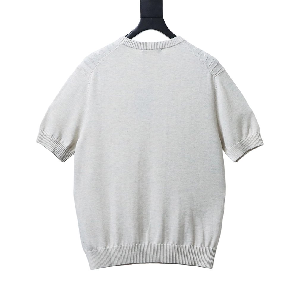 Loro Piana Crew-Neck Short-Sleeve Knit TSK1,Loro Piana