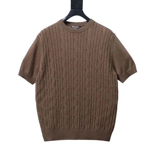 Loro Piana Crew-Neck Short-Sleeve Knit,Loro Piana