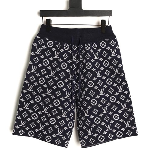 Louis Vuitton All-Over Monogram Jacquard Knit Shorts,Louis Vuitton