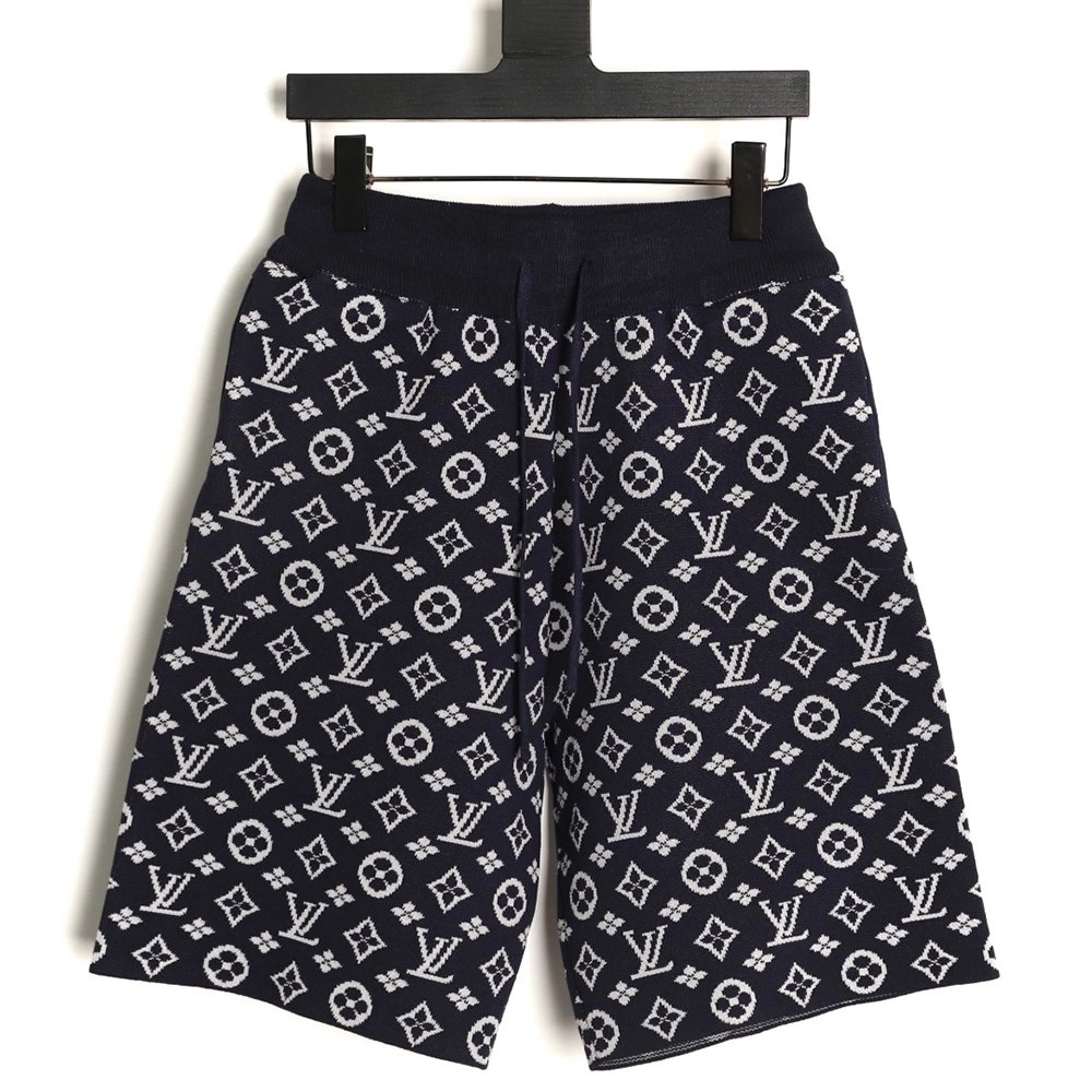 Louis Vuitton All-Over Monogram Jacquard Knit Shorts,Louis Vuitton
