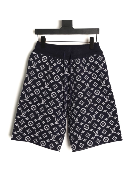 Louis Vuitton All-Over Monogram Jacquard Knit Shorts,Louis Vuitton