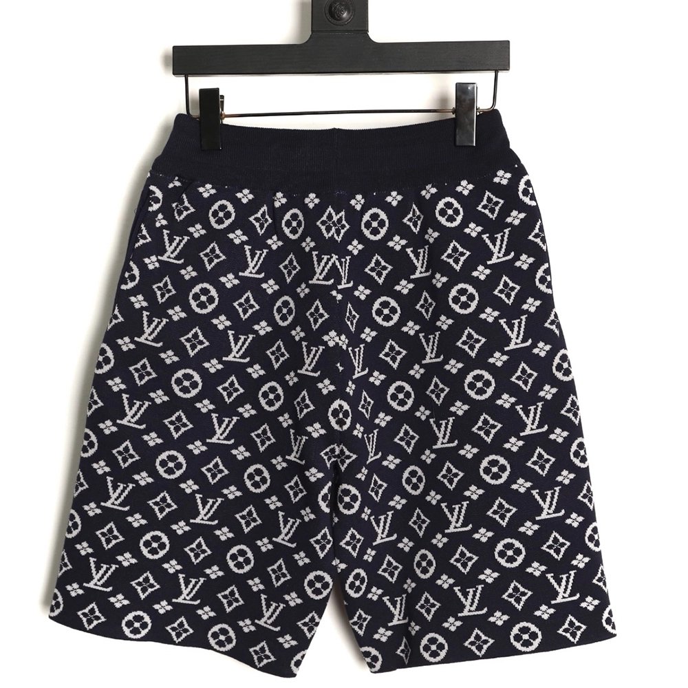 Louis Vuitton All-Over Monogram Jacquard Knit Shorts,Louis Vuitton