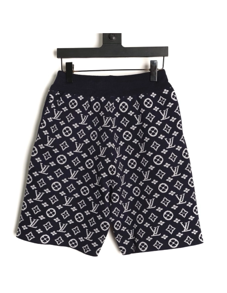 Louis Vuitton All-Over Monogram Jacquard Knit Shorts,Louis Vuitton