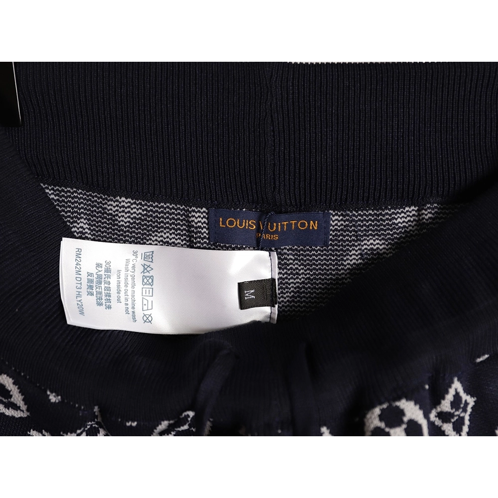 Louis Vuitton All-Over Monogram Jacquard Knit Shorts,Louis Vuitton