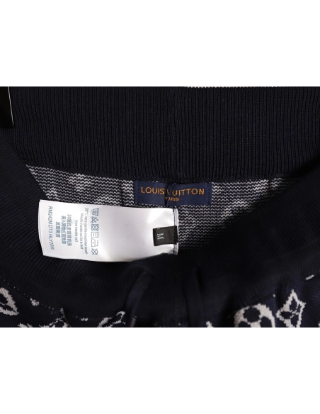 Louis Vuitton All-Over Monogram Jacquard Knit Shorts,Louis Vuitton