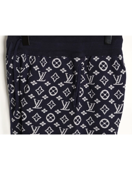 Louis Vuitton All-Over Monogram Jacquard Knit Shorts,Louis Vuitton