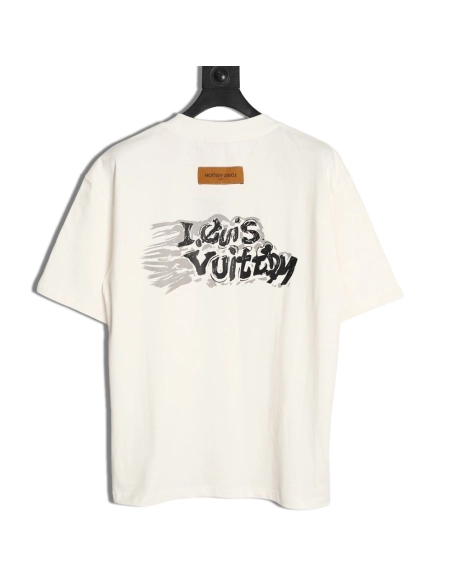 Louis Vuitton bone logo short-sleeved T-shirt,Louis Vuitton