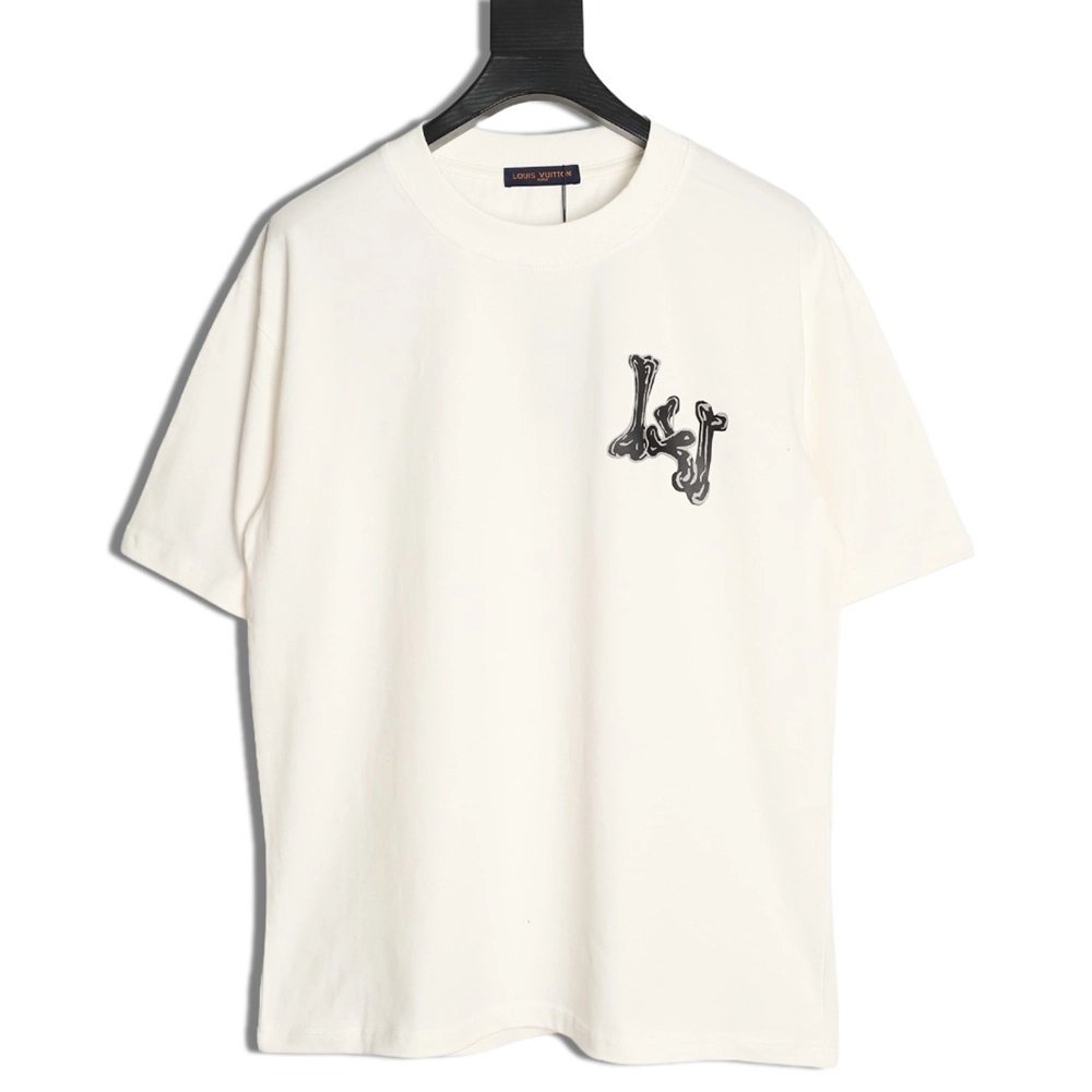 Louis Vuitton bone logo short-sleeved T-shirt,Louis Vuitton