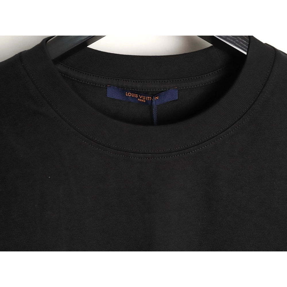 Louis Vuitton Chest Signature Embroidery Short-Sleeve Shirt TSK1,Louis Vuitton