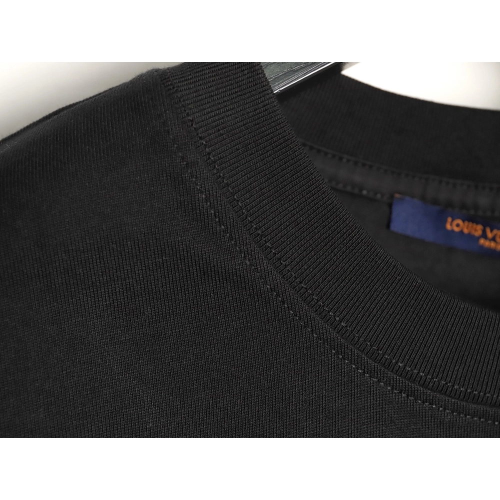 Louis Vuitton Chest Signature Embroidery Short-Sleeve Shirt TSK1,Louis Vuitton