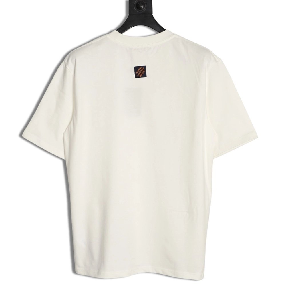 Louis Vuitton Chest Signature Embroidery Short-Sleeve Shirt,Louis Vuitton