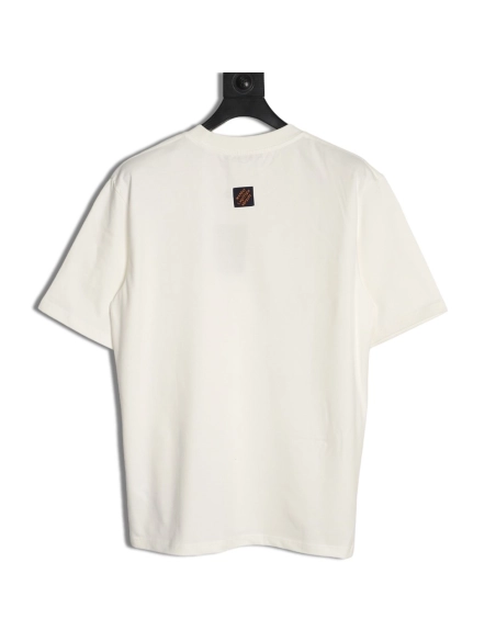 Louis Vuitton Chest Signature Embroidery Short-Sleeve Shirt,Louis Vuitton